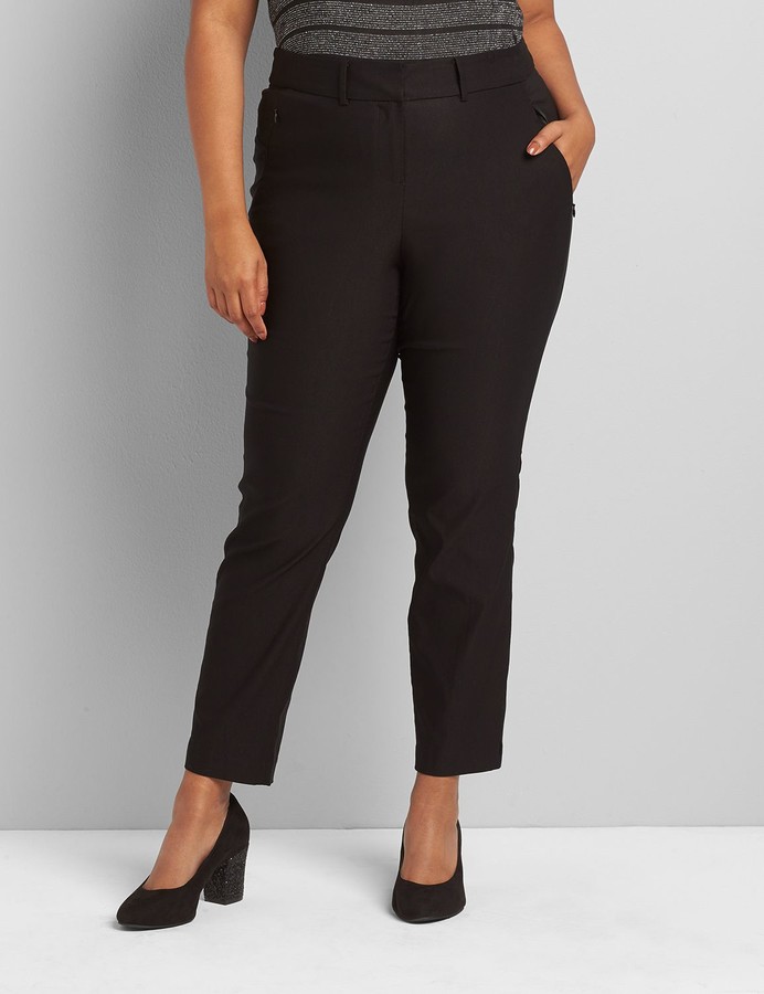 lane bryant black dress pants