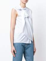 Thumbnail for your product : MM6 MAISON MARGIELA layered stripe sleeveless shirt