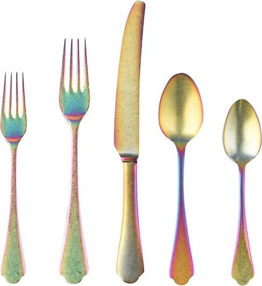Mepra Dolce Vita 5-Piece Flatware Place Setting in Multicolor