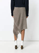 Thumbnail for your product : Stella McCartney asymmetric fringed skirt