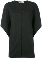 Jil Sander - oversized pleat shirt - women - coton - 36
