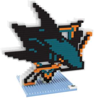 Forever Collectibles San Jose Sharks BRXLZ 3D Logo Puzzle Set