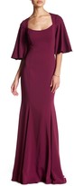 Thumbnail for your product : Jay Godfrey Open Back Elbow Length Bell Sleeve Gown