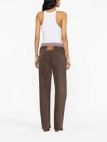 Thumbnail for your product : Alexander Wang High-Rise Layered-Boxer Jeans