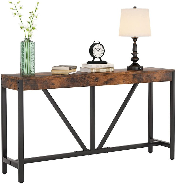 Bluebell Rustic 70.9" Extra Long Narrow Sofa Console Table, Accent Table for Entryway, Hallway
