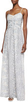 Thumbnail for your product : Parker Beverly Ruched-Front Python Print Maxi Dress