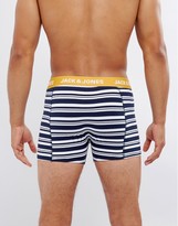 Thumbnail for your product : Jack and Jones Trunks 3 Pack with Stripe