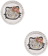 Thumbnail for your product : Hello Kitty Crystal Disc Stud Earrings