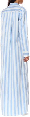 Calvin Klein Striped cotton shirt dress