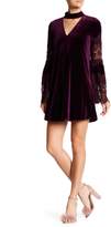 Thumbnail for your product : Do & Be Do + Be Velvet & Lace Bell Sleeve Dress
