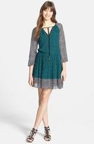 Thumbnail for your product : MICHAEL Michael Kors Colorblock Print Raglan Sleeve Dress (Regular & Petite)
