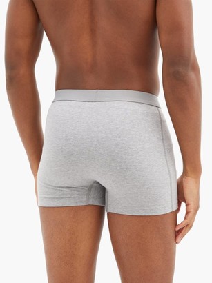 Organic Basics - Pack Of Two Organic Cotton-blend Boxer Briefs - Grey