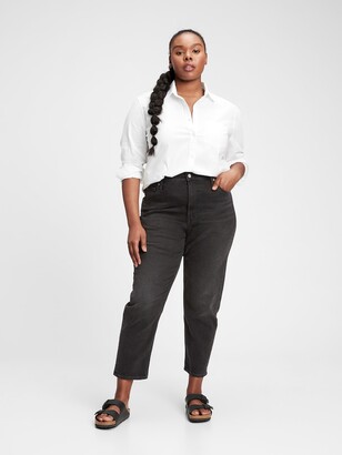 Gap Sky High Rise Mom Jeans With Washwell