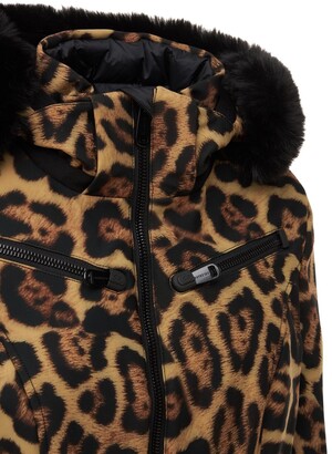 Goldbergh Lynx Soft Shell Down Ski Suit W/faux Fur