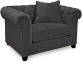 Thumbnail for your product : Closeout! Martha Stewart Collection Saybridge 52" Fabric Armchair, Created for Macy's