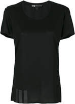 Thumbnail for your product : Y-3 text print mesh T-shirt