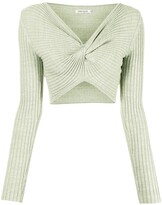 Thumbnail for your product : ANNA QUAN Pascale ribbed knit top