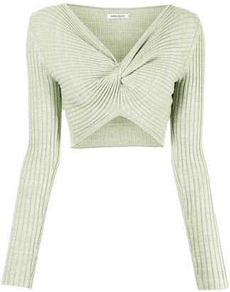 ANNA QUAN Pascale ribbed knit top