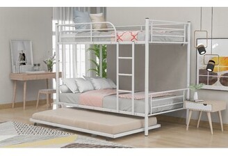 Twin Over Metal Bunk Bed, Isabelle Twin Over Twin Bunk Bed With Storage