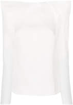 Thumbnail for your product : Thierry Mugler structured epaulette detail top