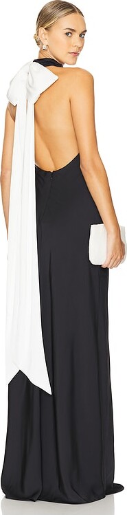 Misha Collection Evianna Satin Gown