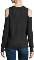 Thumbnail for your product : Rebecca Minkoff Page Crewneck Cold-Shoulder Sweater