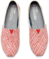 Thumbnail for your product : Toms The Animal Initiative Elephant Red Women's Classic