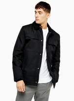 Thumbnail for your product : Coach TopmanTopman Black Borg Lined Jacket