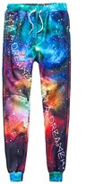 Thumbnail for your product : Dasbayla Unisex Fashion 3D Funny Sweatpants Printed Universe Jogger Sport Pants