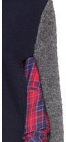 Thumbnail for your product : DKNY Colorblocked Crew Neck Cape