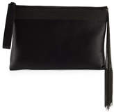 Thumbnail for your product : Brunello Cucinelli Monili Fringe Wristlet Clutch Bag, Black