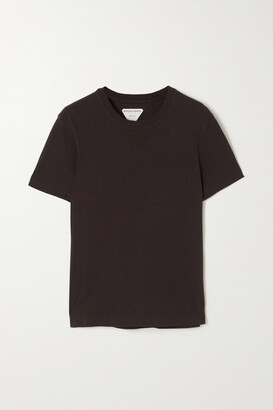 Bottega Veneta Washed Cotton-jersey T-shirt - Brown