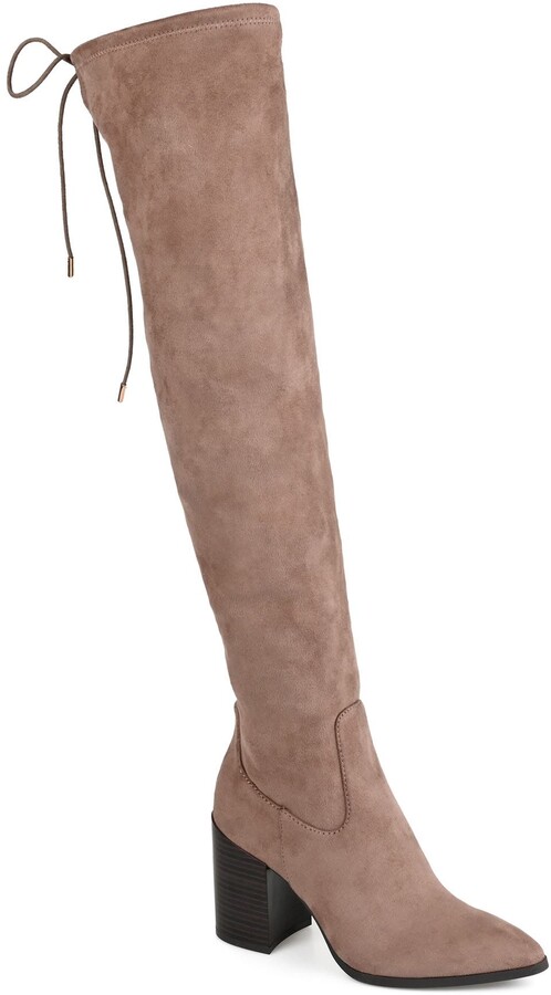 extra wide suede boots