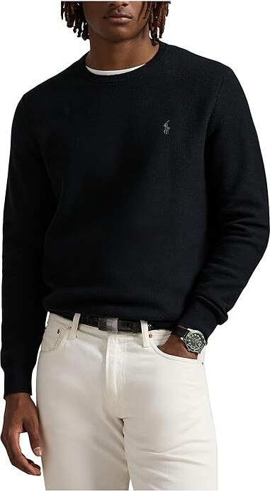 Polo Ralph Lauren Mesh-knit Cotton Crewneck Sweater Men's Sweater