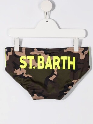 MC2 Saint Barth TEEN camouflage-print swim trunks