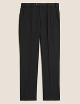 Thumbnail for your product : Marks and Spencer Big & Tall Regular Fit Flat Front Trousers