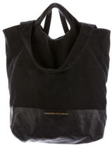 Thumbnail for your product : Alexander Wang Leather-Trimmed Canvas Tote