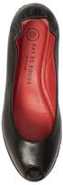 Thumbnail for your product : Pas De Rouge Silvia Peep Toe Skimmer Flat