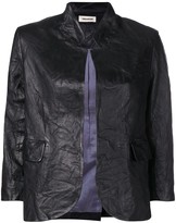 Thumbnail for your product : Zadig & Voltaire Creased Effect Leather Jacket