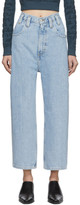 Thumbnail for your product : Eckhaus Latta Blue Baggy Jeans