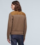 Thumbnail for your product : Ralph Lauren Purple Label Skeet long-sleeved knitted jacket