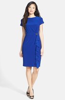 Thumbnail for your product : Adrianna Papell Ruffle Detail Sheath Dress