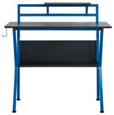 Thumbnail for your product : Lloyd Pascal Rogue Compact Gaming Desk - Blue/Black