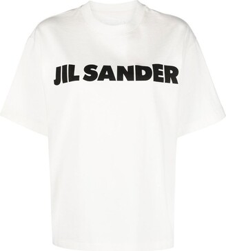 Jil Sander Logo Printed Loose-Fit T-Shirt