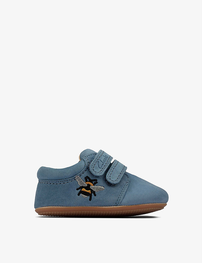 Clarks Star Hope leather shoes 0-23 months - ShopStyle