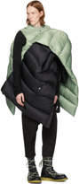 Thumbnail for your product : Rick Owens Black Down Funnel Neck Coat