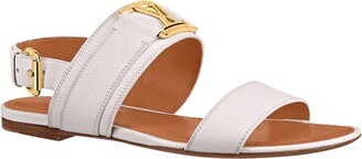 Cloth sandals Louis Vuitton Black size 39 IT in Cloth - 22451544