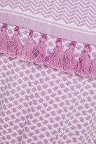 Thumbnail for your product : Cecilie Copenhagen Veronica Tasseled Cotton-jacquard Mini Dress