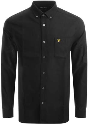 Lyle & Scott Long Sleeve Oxford Shirt Black