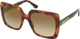 Thumbnail for your product : Gucci GG0418S Rectangular-frame Acetate Sunglasses